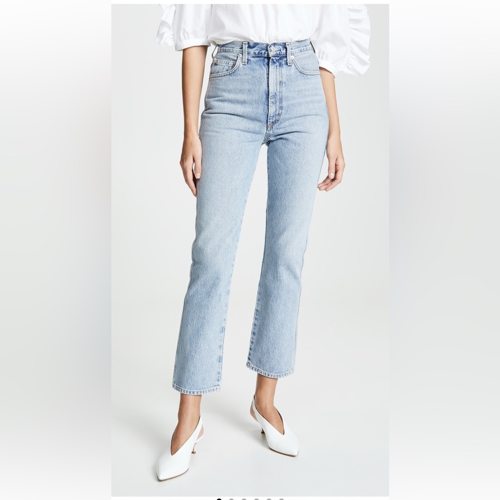 Agolde High Rise Kick Pinch Waist Jeans